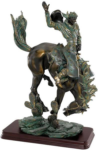 楽天市場】西洋彫刻 大西部のカウボーイ彫像/大西部開拓時代 騎兵隊