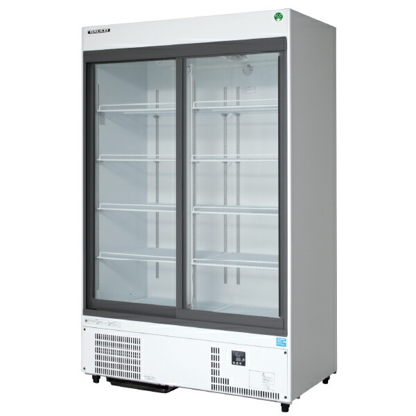 楽天市場】【新品】リーチイン冷蔵ショーケース スライド扉タイプ 488L