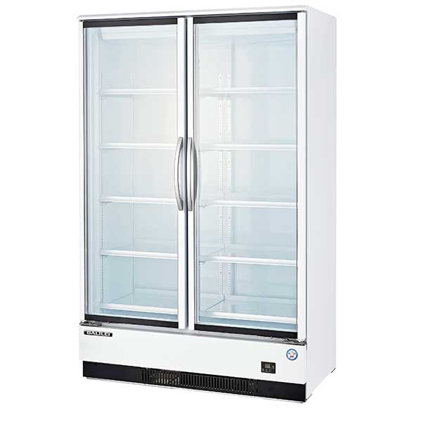 楽天市場】【新品】リーチイン冷蔵ショーケース スライド扉タイプ 488L