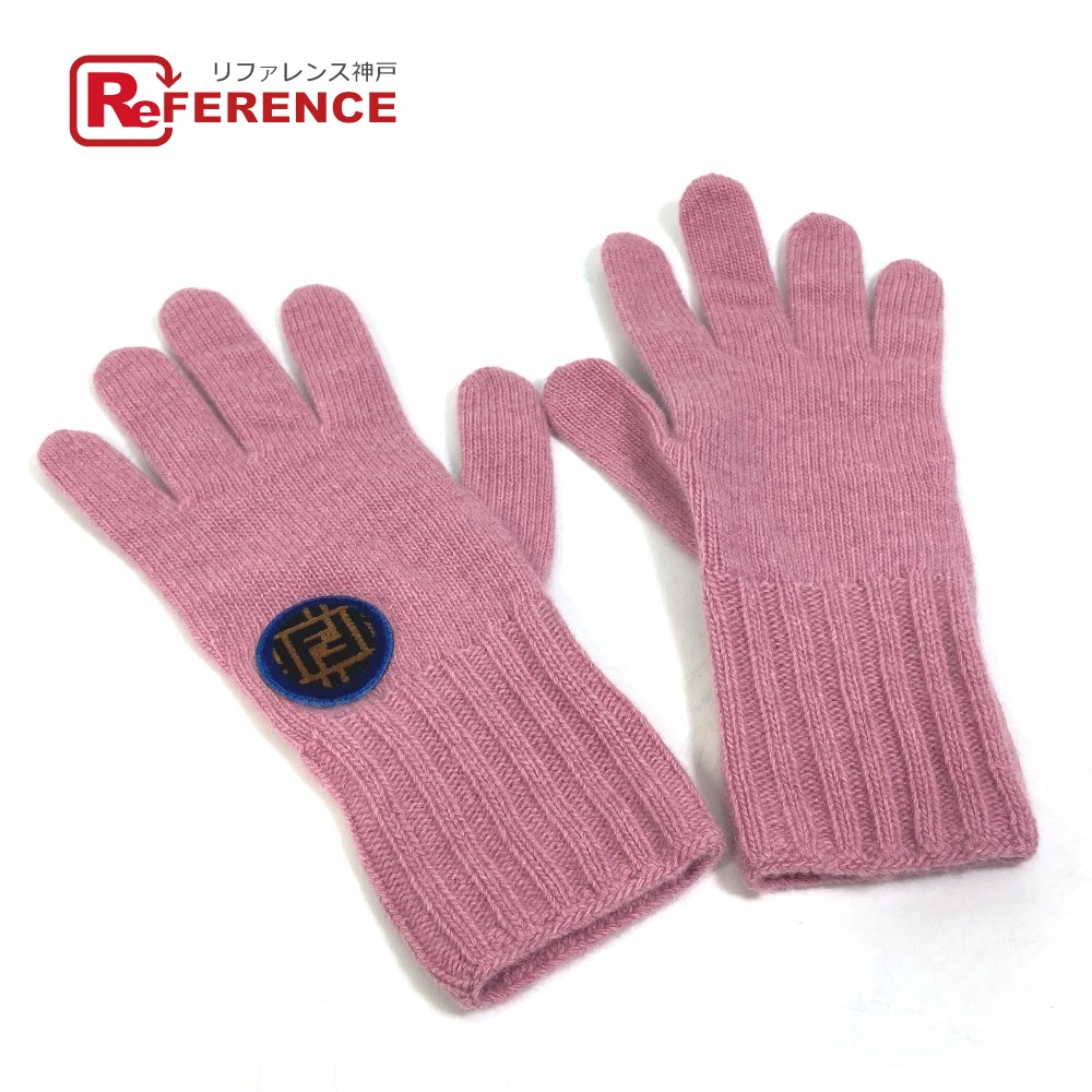 楽天市場】FENDI フェンディ FXY574 ロゴ グローブ 手袋 ウール