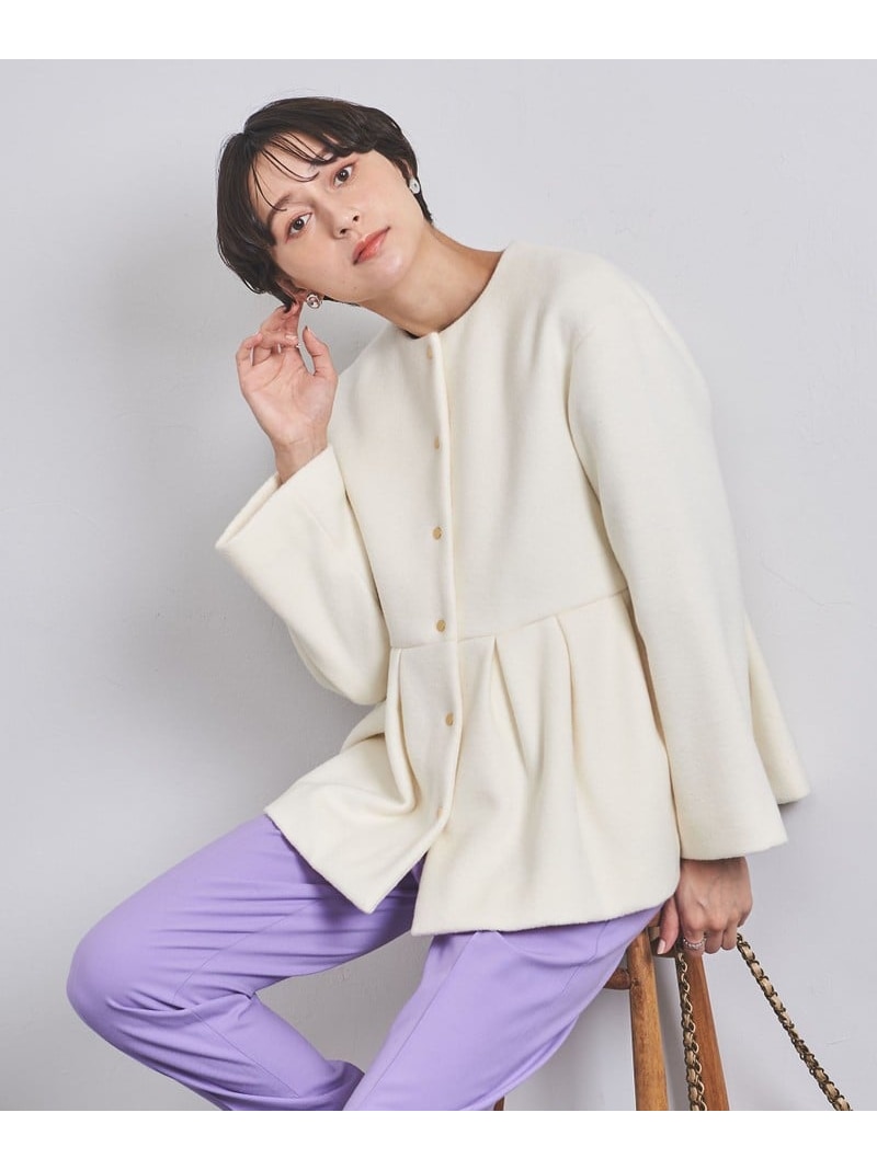SALE／30%OFF】ペプラム ショート コート UNITED ARROWS ユナイテッド