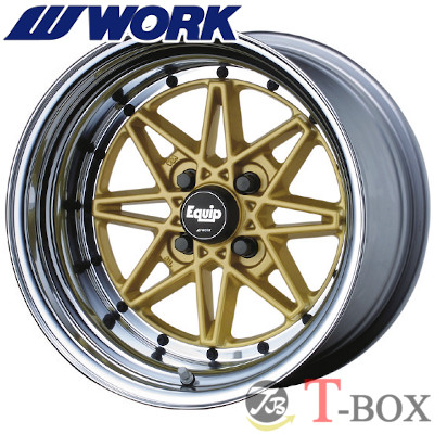 値引き WORK EQUIP 14インチ 6J +12 PCD114.3 4本 WORK ワーク