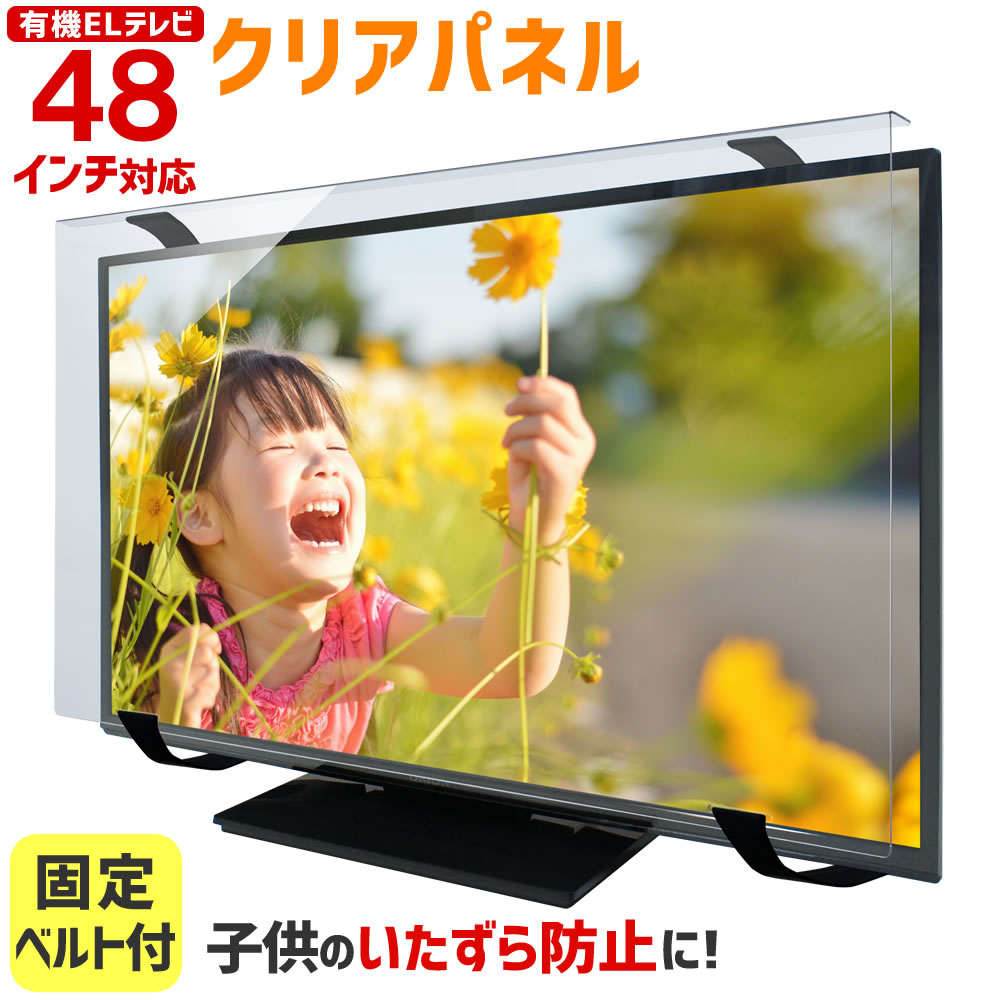 楽天市場】液晶テレビ保護パネル 50インチ 50型 クリアパネル 固定