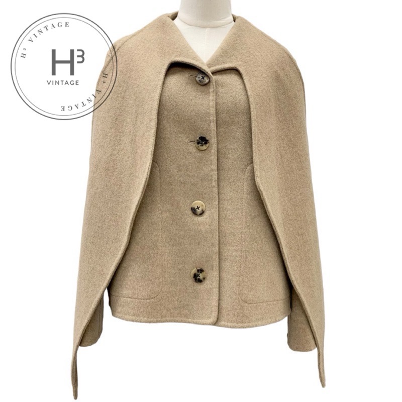 楽天市場】エルメス HERMES アウター ショートコート カシミヤ