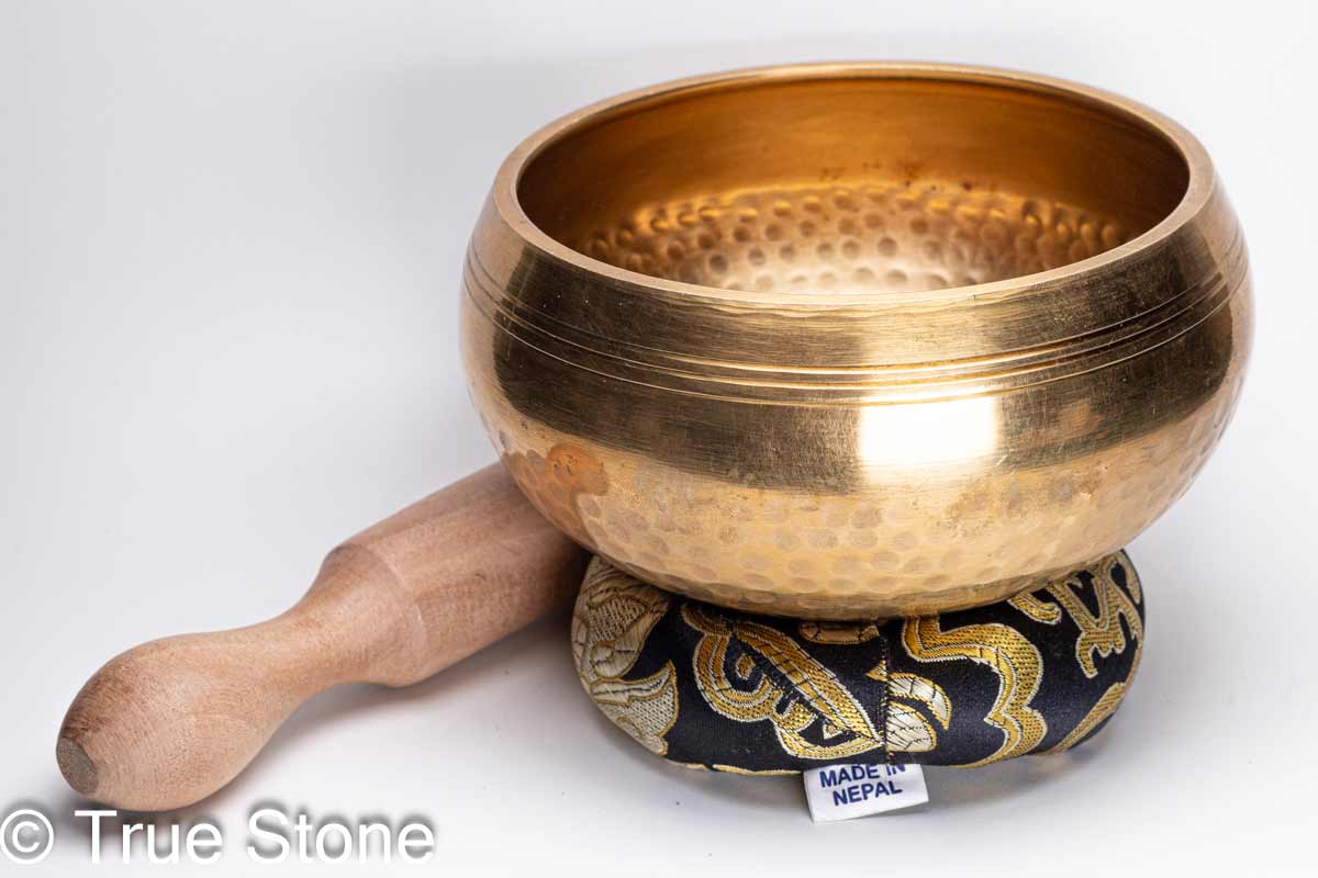 楽天市場】ネパール製 シンギングボウル 558g スティック シンギング