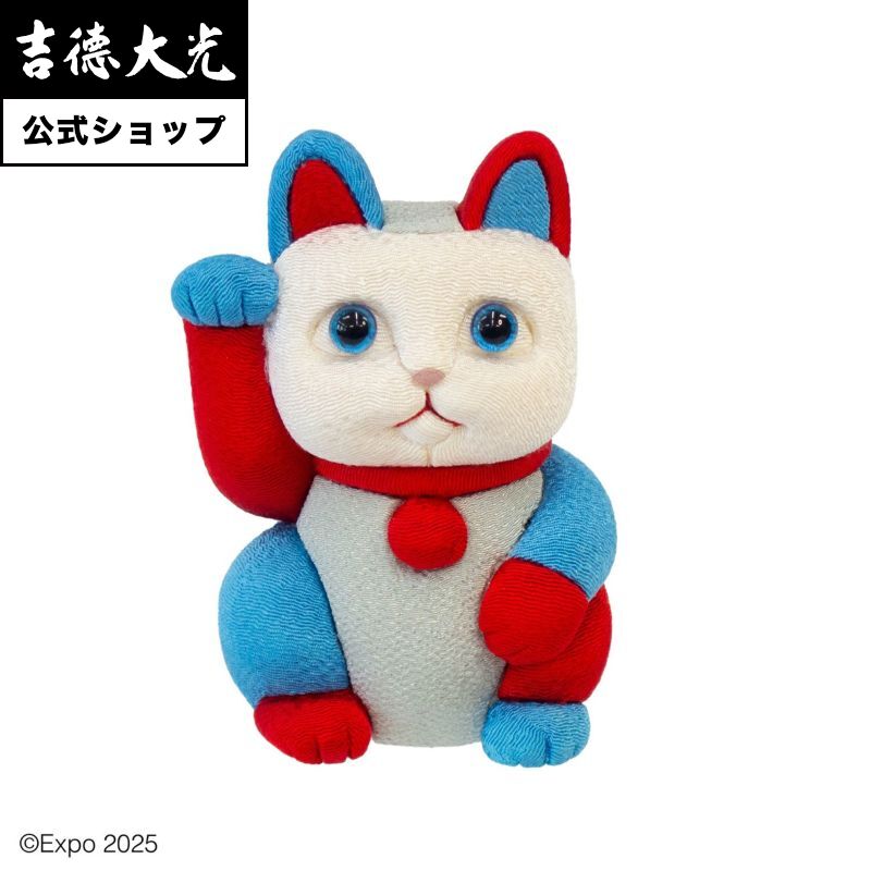 万博限定 招き猫マスコット だるまマスコット ぬいぐるみ 吉徳 万博
