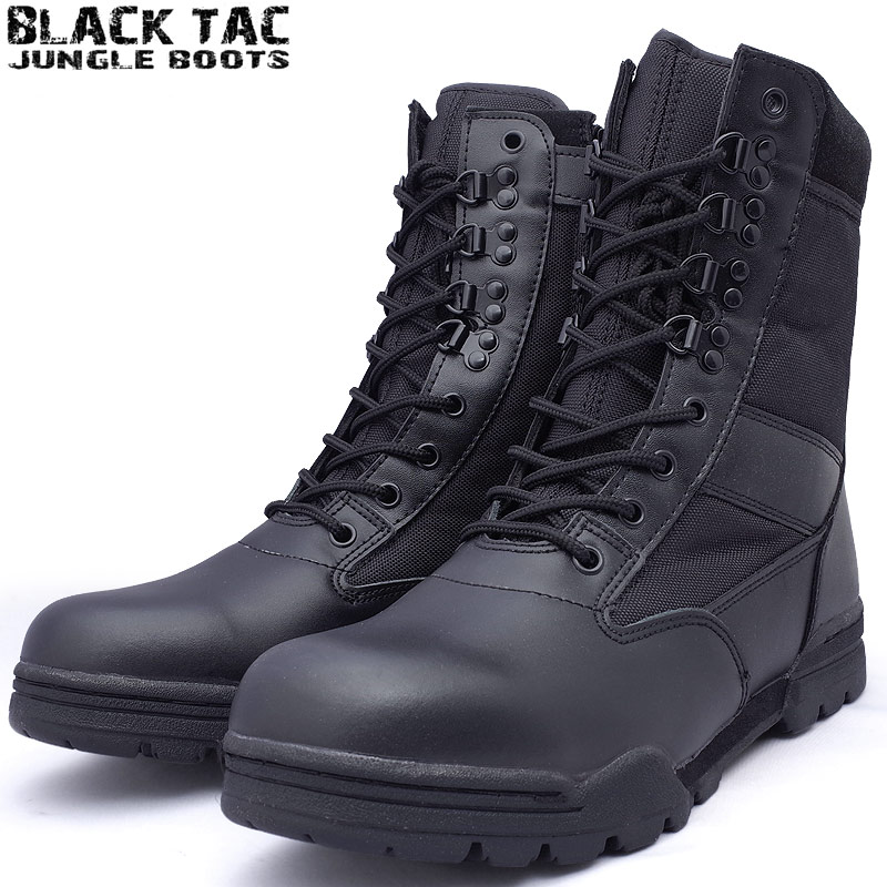 楽天市場】BLACK TAC #KA7023 サイドジッパー タクティカルブーツ