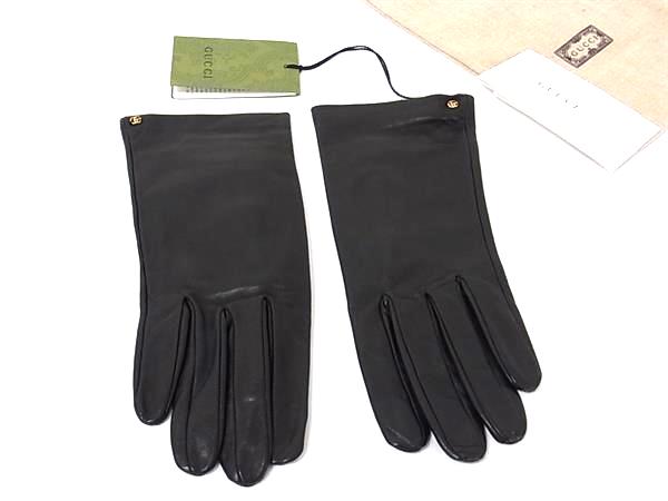 楽天市場】GUCCI グッチ 革手袋キャットヘッドロゴベルトホックソフト