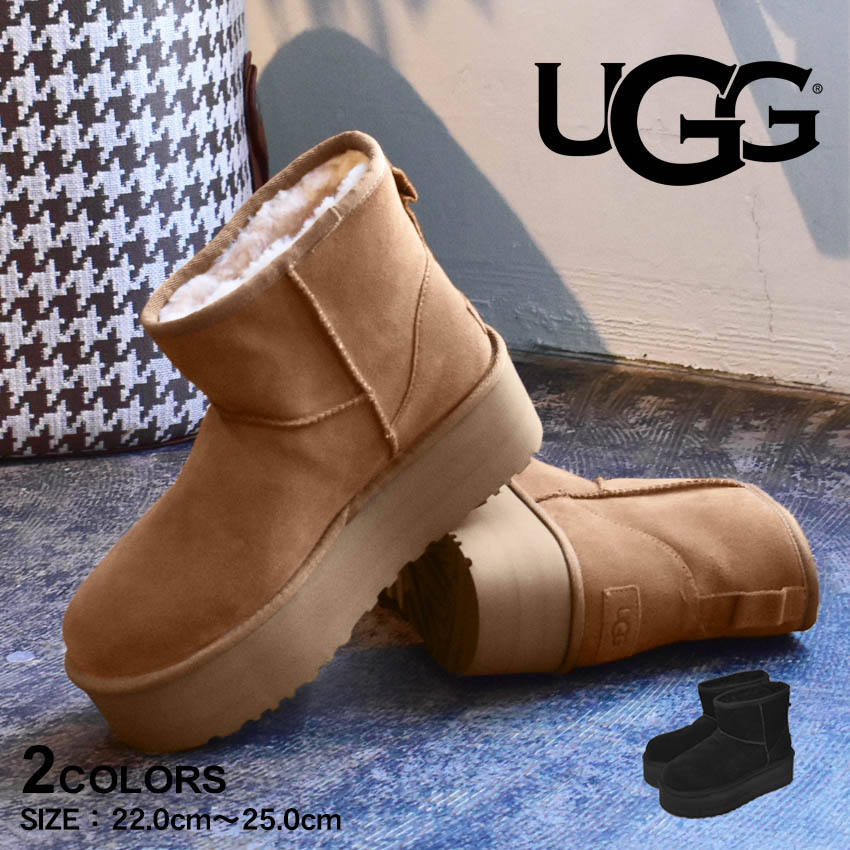 楽天市場】アグ UGG クラシックミニ 厚底 ムートンブーツ レディース