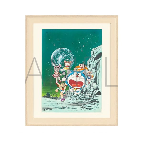 楽天市場】ドラえもん 複製原画 「ねがい星」 額装付き 藤子・F