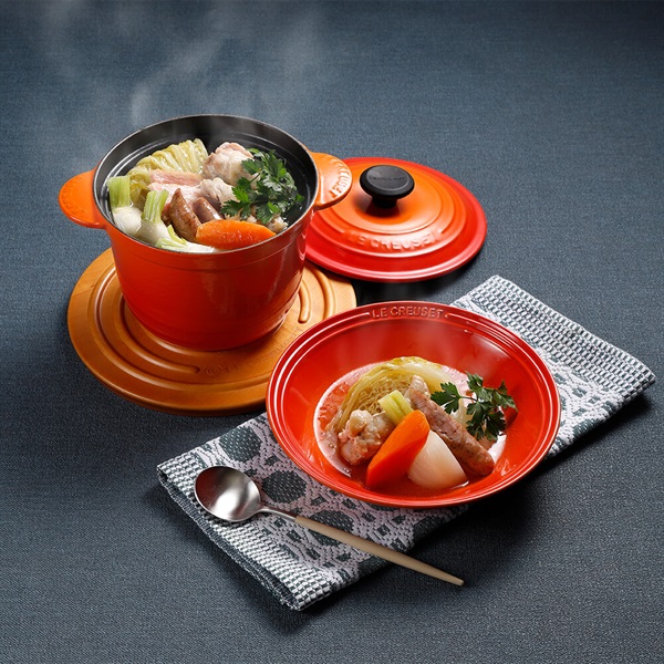 Le Creuset (ル・クルーゼ)ココット・エブリィ 18 チェリーレッド (SS