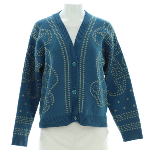 Hermes Women's Brides de Gala Twillaine V-Neck Cardigan Cashmere