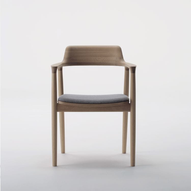 ヒロシマ アームチェア (張座 / オーク / ウレタン塗装 / ナチュラル