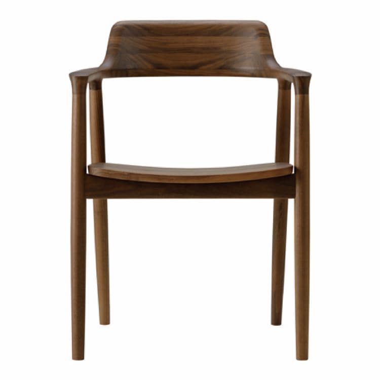 ヒロシマ アームチェア (板座 / ウォールナット) | マルニコレクション