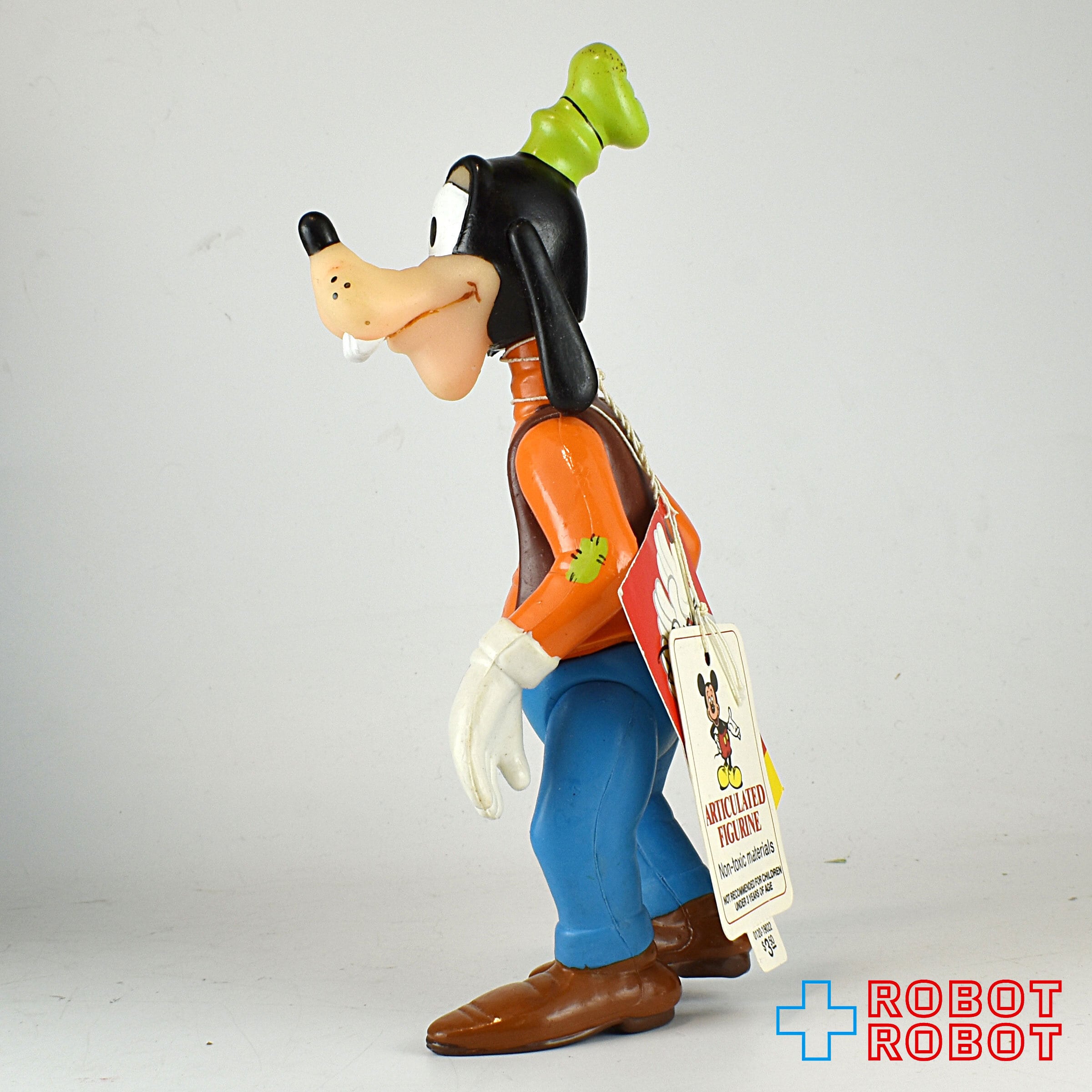 ディズニー グーフィー 関節式フィギュアリン ビニールフィギュア 紙