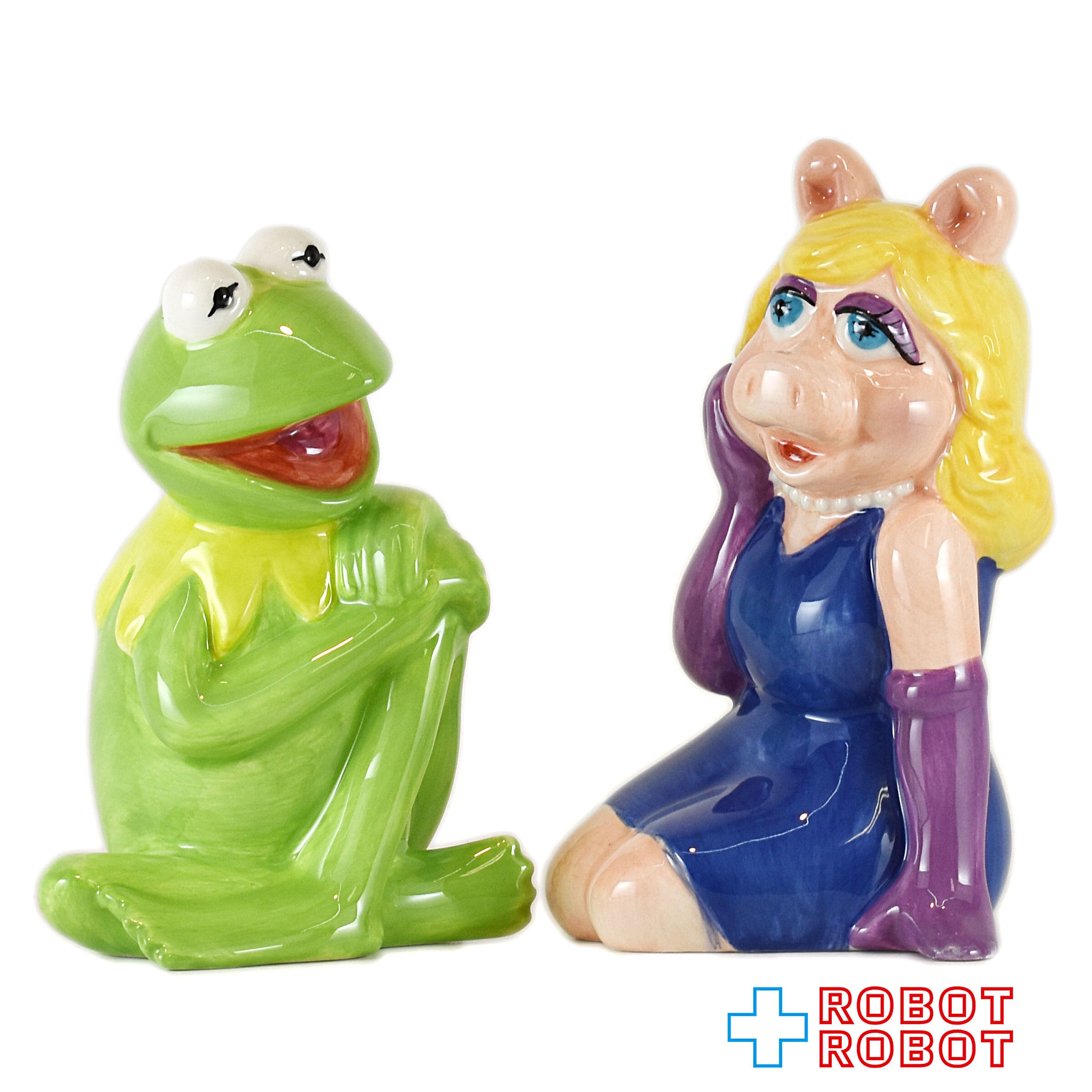 マペッツ カーミット & ミス・ピギー 陶器製 ソルト & ペッパー