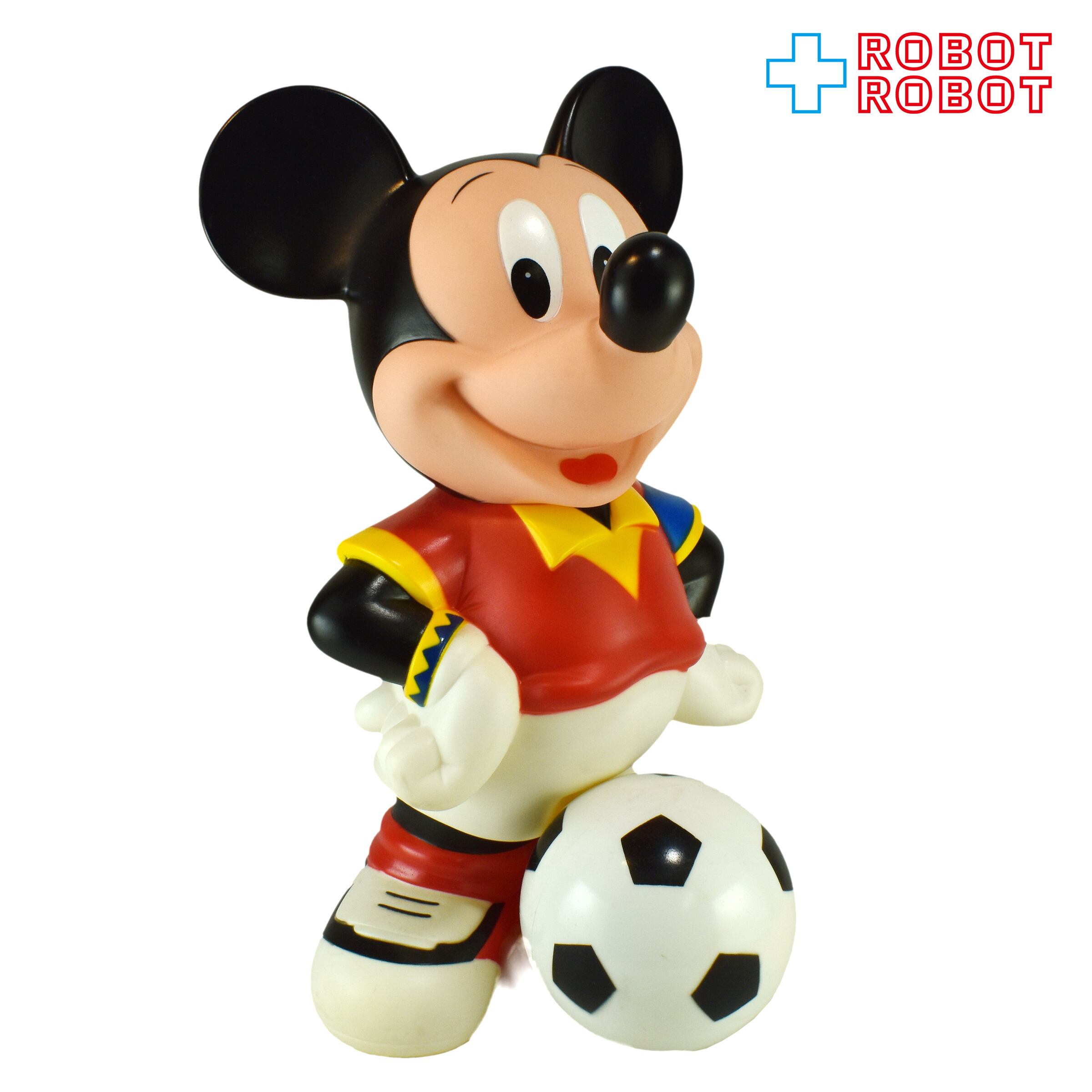 三菱銀行 ディズニー ミッキーマウス サッカー ソフビ貯金箱 – ROBOTROBOT