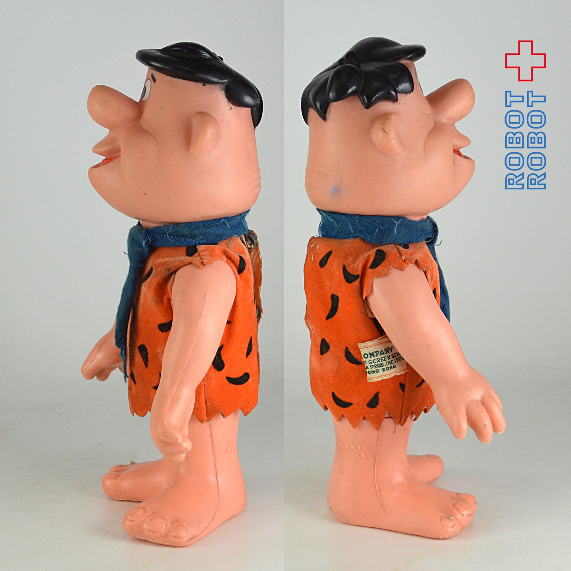 稀少70年代 フリントストーン フレッド ソフビ フィギュア DAKIN