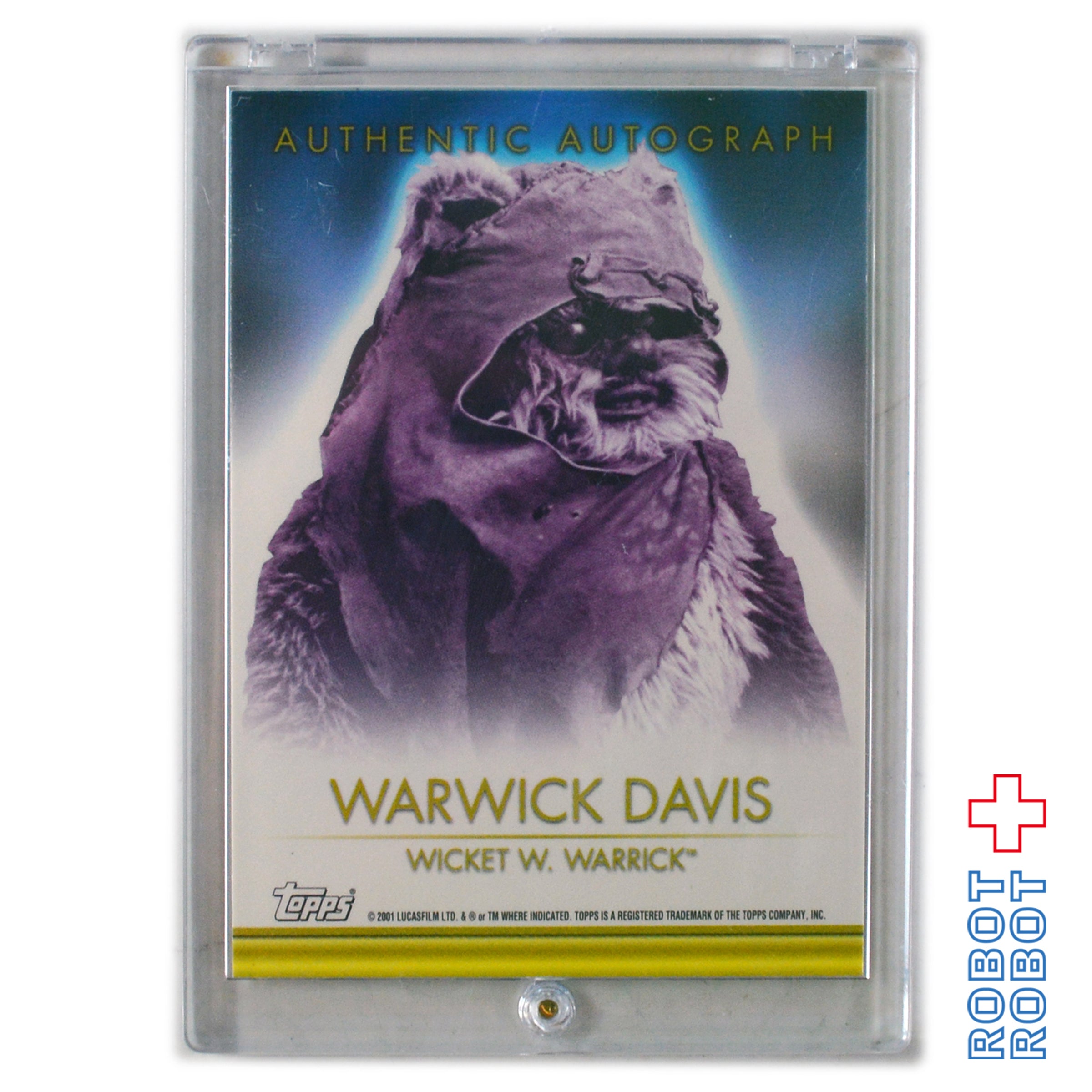 topps スターウォーズ ハンソロ＆ウィケット 1/1 レリックカード topps