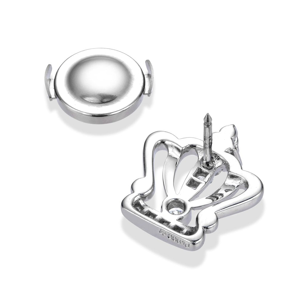 クラウン プラチナ ダイヤモンドピンブローチ JBA014B│ロイヤル