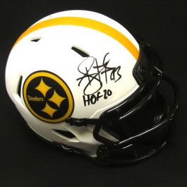 Pittsburgh Steelers #43 Troy Polamalu Autographed Riddell Lunar