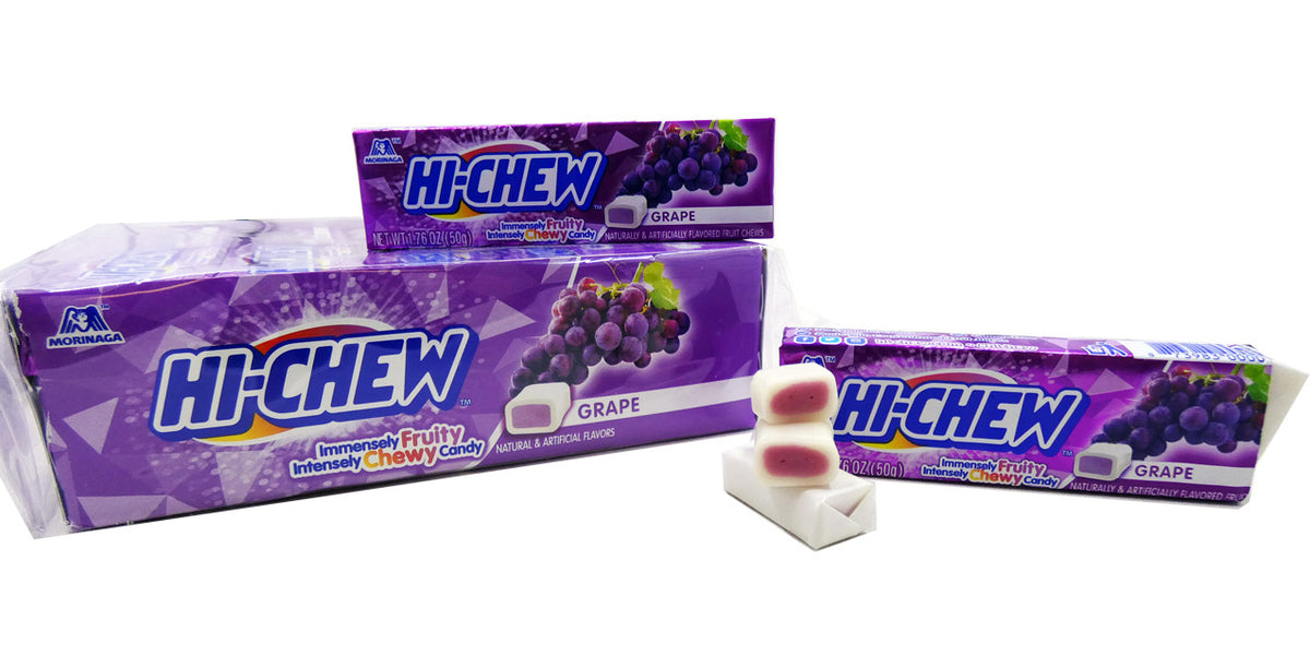 Hi-Chew Grape 1.76oz Bar or 15 Count Box — b.a. Sweetie Candy Store