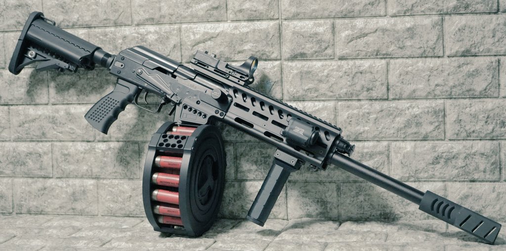 東京マルイ SAIGA-12用 350連ドラムマガジンキット – Sabsta（サバスタ