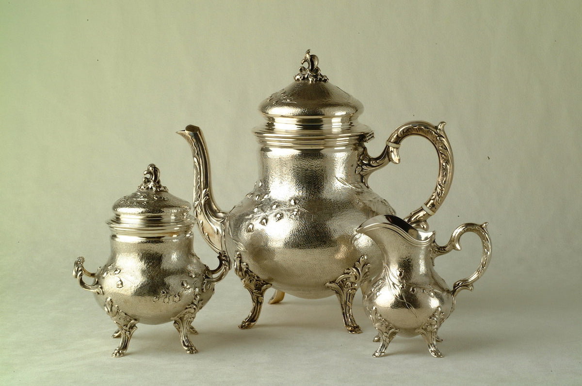 ピュイフォルカ アンティークシルバー ティーセット｜桜アンティキテ