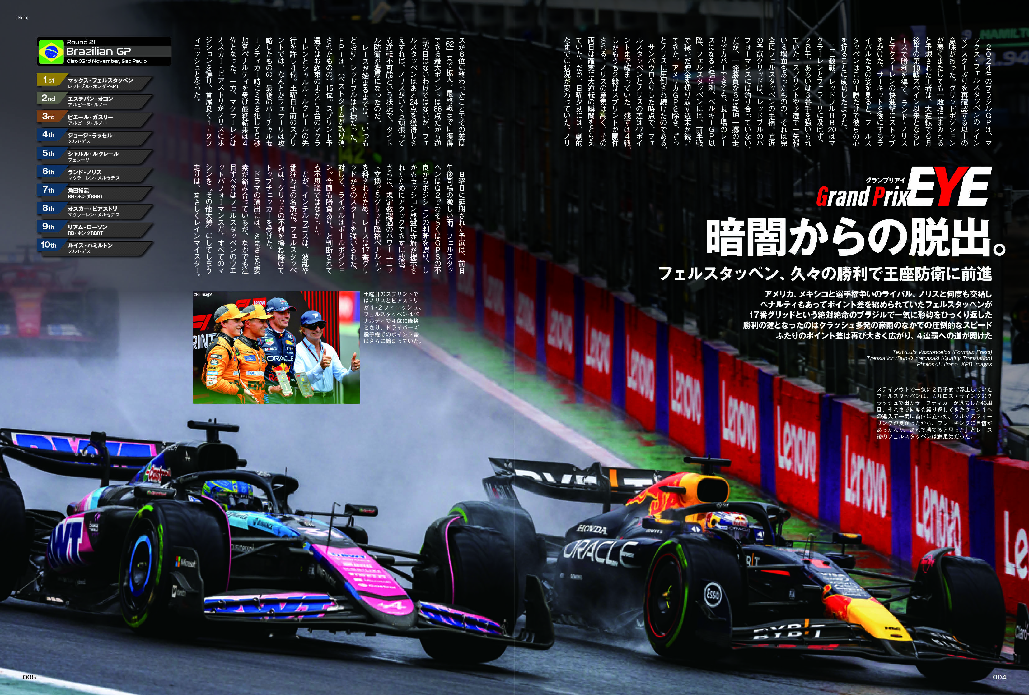 F1速報 2024年12月号 最新GP情報満載