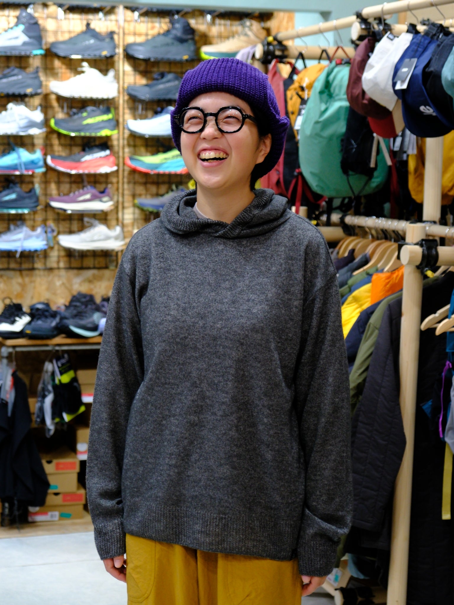 ROAR RELAX HOODY（臭わない・ウール混のオクタ・ゆったりシルエット