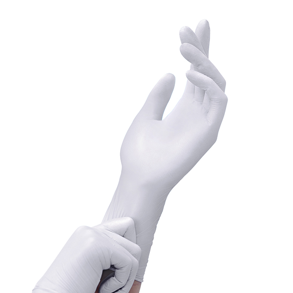 サラヤ｜ニトリルグローブエクステンド 200枚入 ホワイト Sサイズ