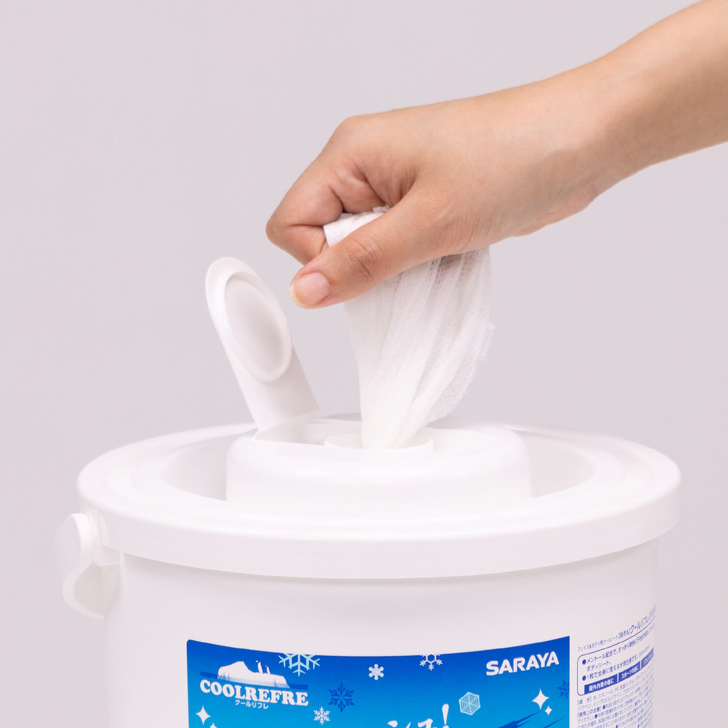 サラヤ｜クールリフレ クールシート フェイス＆ボディ用 70枚: サラヤ