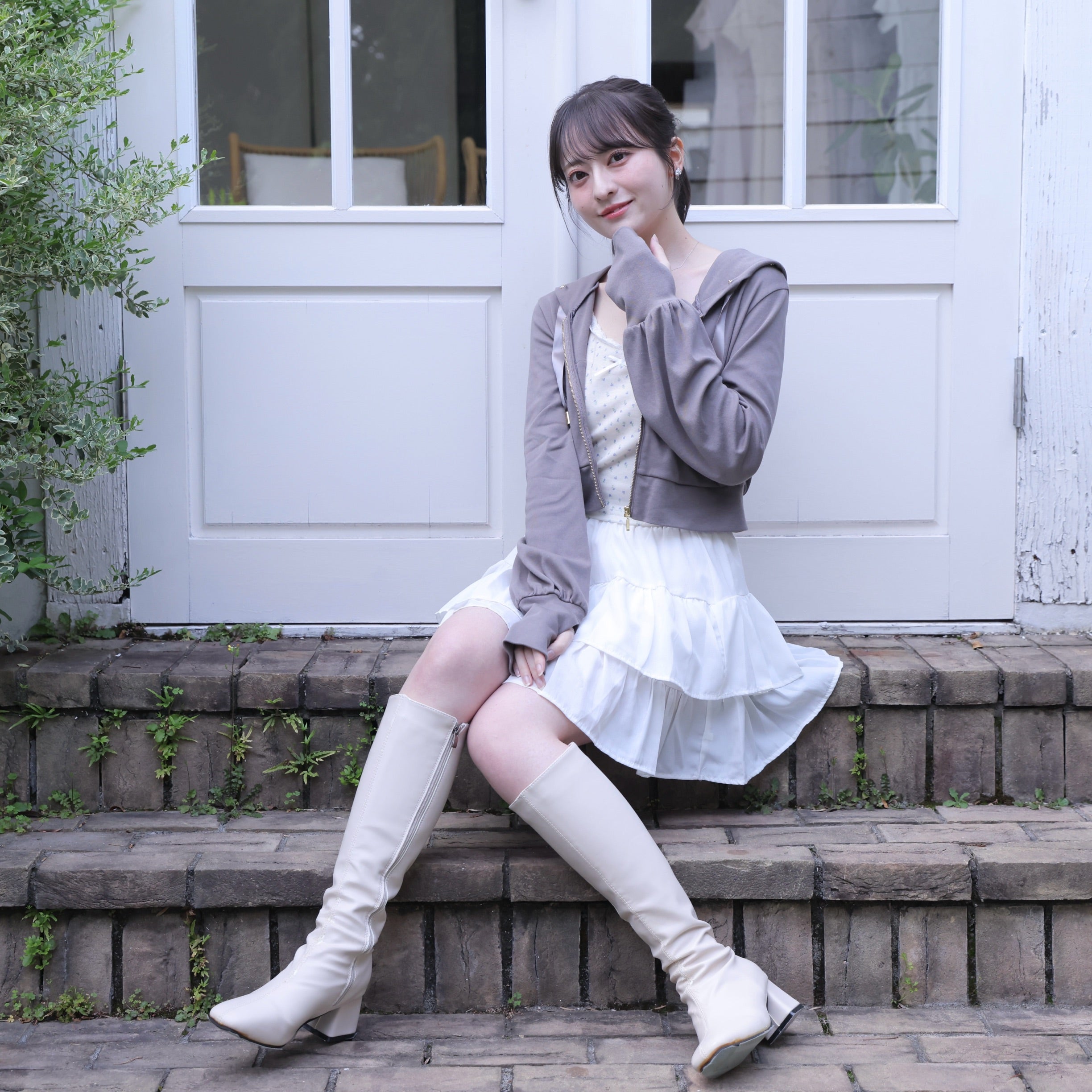 公式】UVカットパーカー｜ 夏雪草 ｜ シロノサクラ。 – シロノサクラ