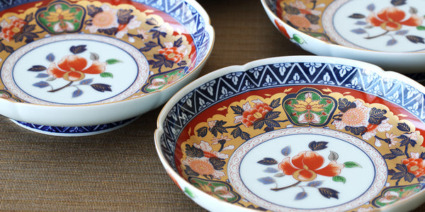 極錦金彩古伊万里様式【銘々皿揃(5枚)】 木箱入｜有田焼なら賞美堂本店