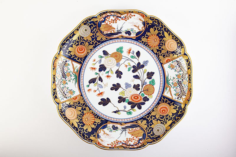 琳派古伊万里様式【盛皿・大】 木箱入｜有田焼なら賞美堂本店