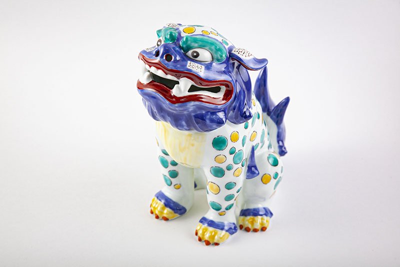 古伊万里様式 色絵獅子【置物・あ】｜有田焼なら賞美堂本店オンライン