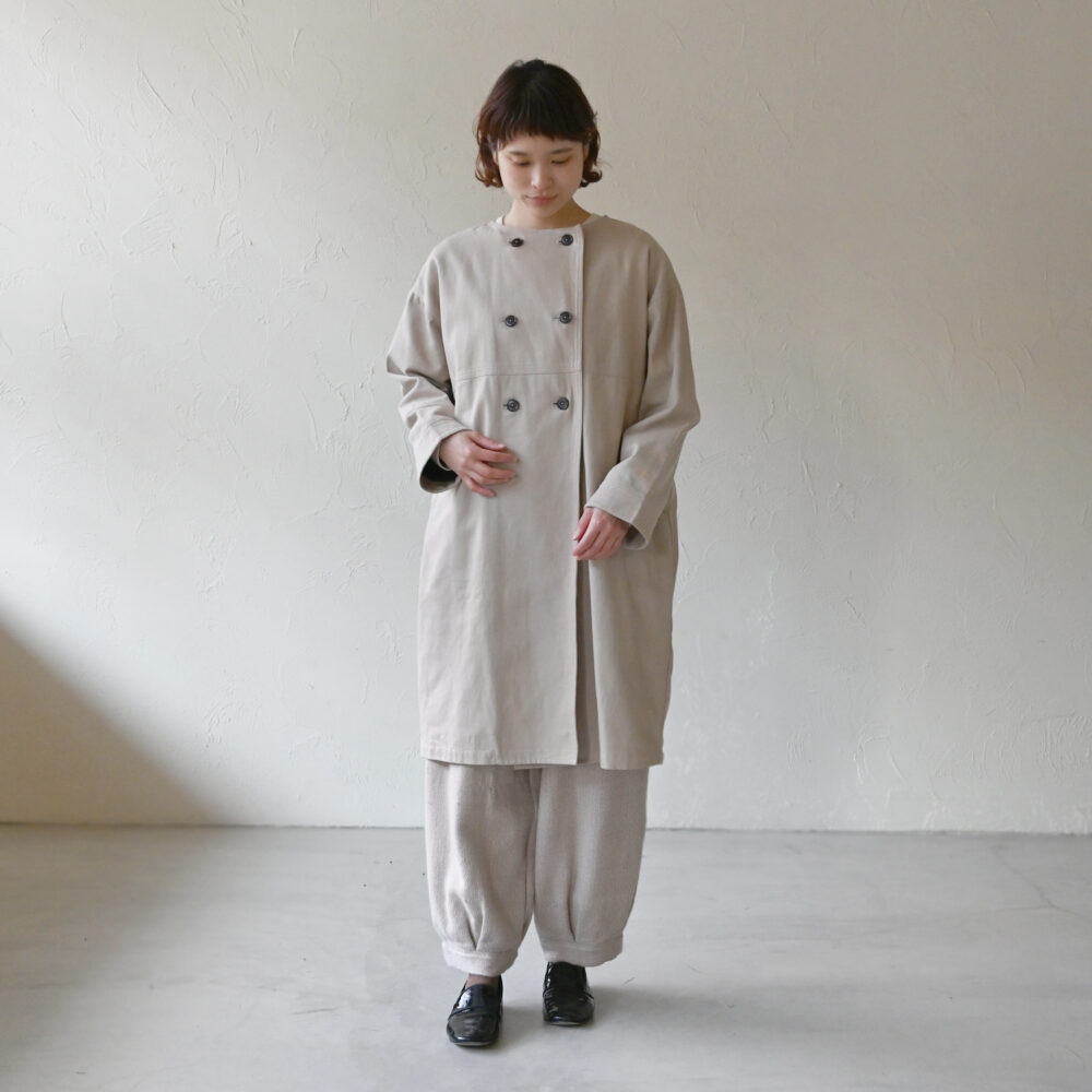 OCツイルノーカラーコート - 【シサム工房 公式OnlineStore】FAIR