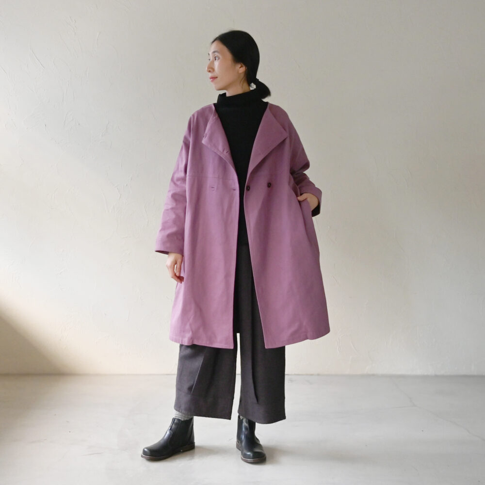 OCツイルノーカラーコート - 【シサム工房 公式OnlineStore】FAIR