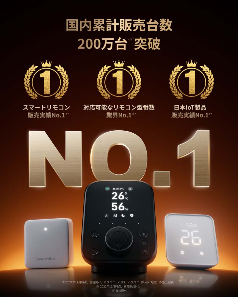 SwitchBot ハブ3 スイッチボット W7202101 | スマート家電／IoTを