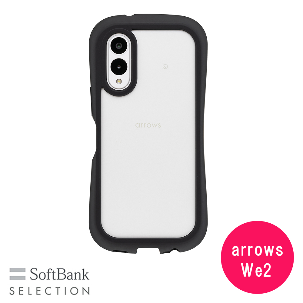 SoftBank SELECTION Play in Case for arrows We2 ブラック SB-A084