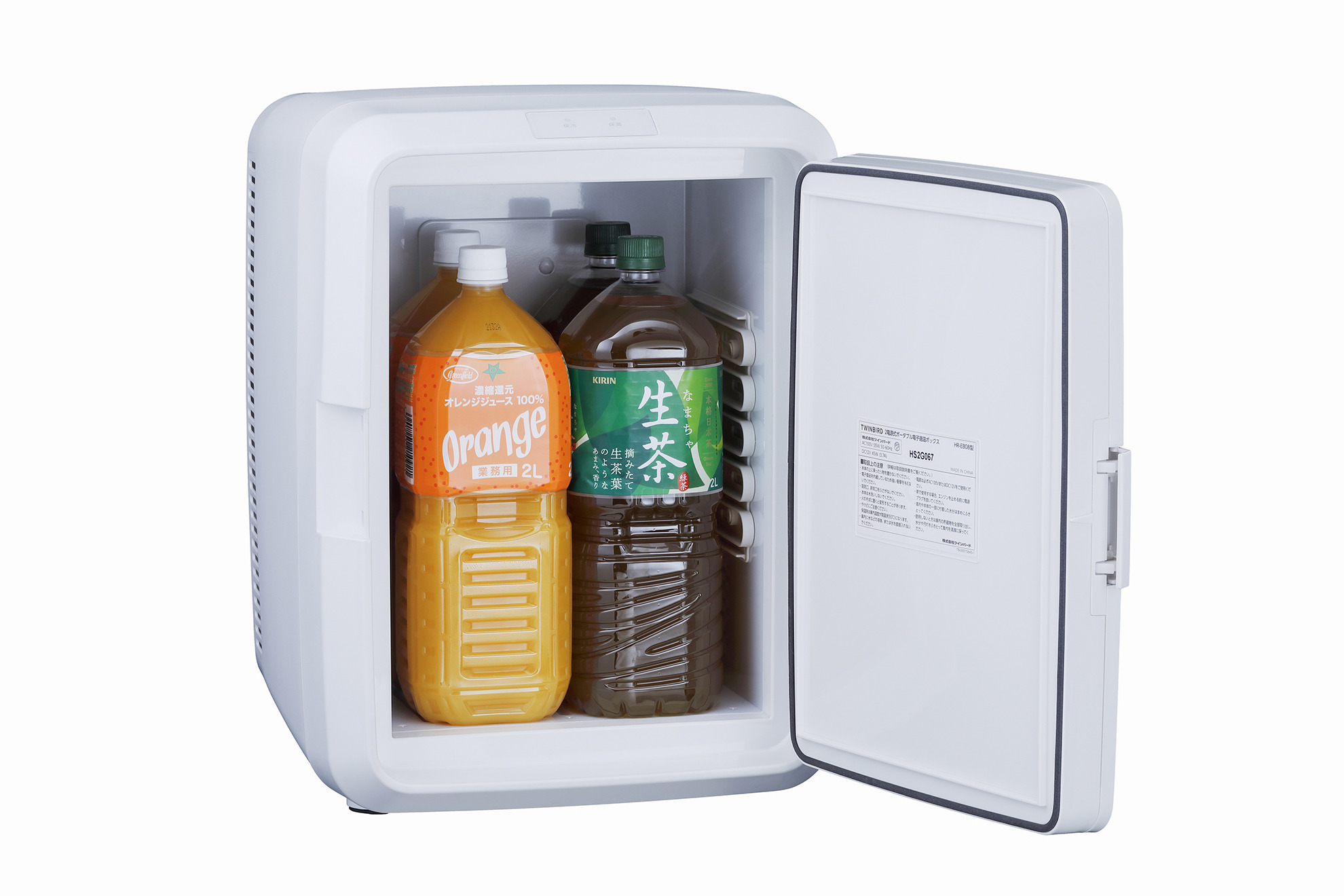 ツインバード 2電源式ポータブル電子適温ボックス 20L 自分専用の冷温