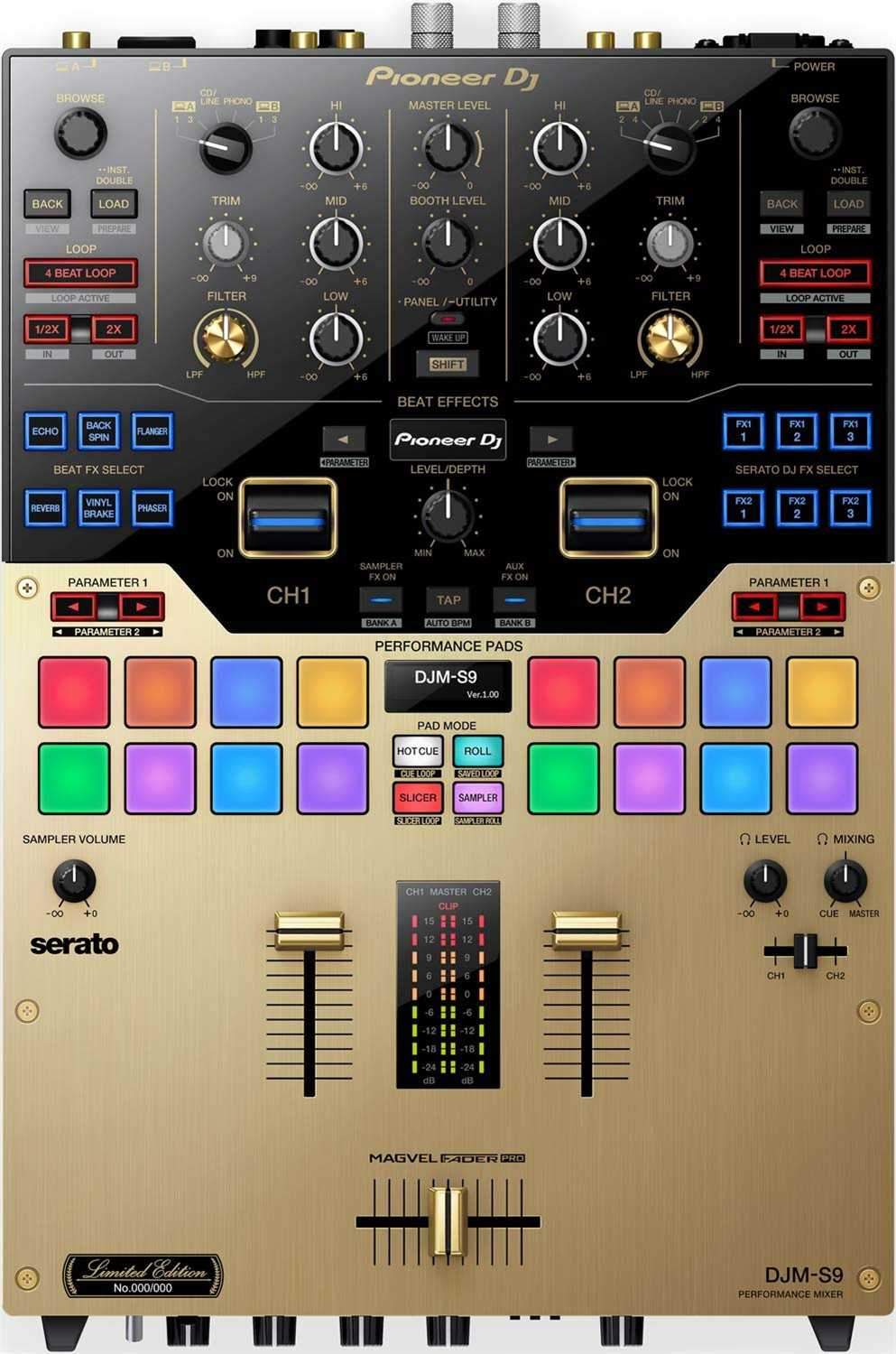 Pioneer DJ DJM-S9 Limited Edition Gold DJ Mixer