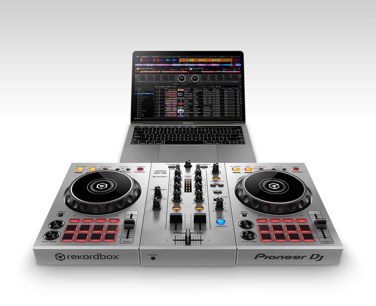 Pioneer DJ DDJ-400 Limited Edition Silver DJ Controller for rekordbox