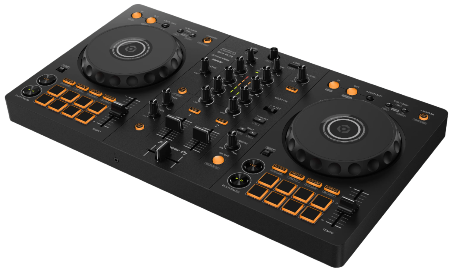 Pioneer DJ DDJ-FLX4 2-Channel DJ Controller for Rekordbox and