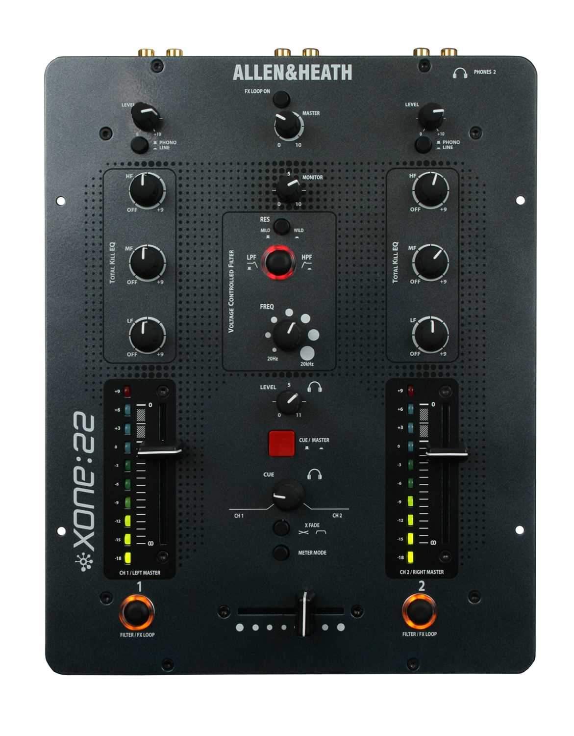 Allen & Heath XONE-22 2 Channel DJ Mixer