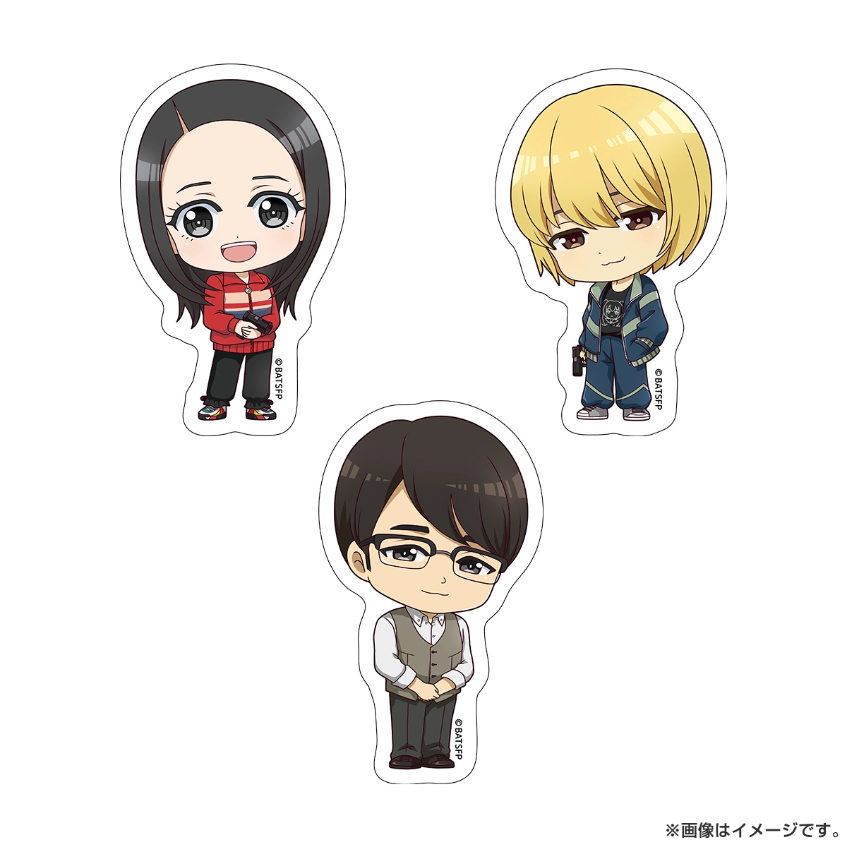 ベイビーわるきゅーれ エブリデイ！ トレーディングステッカー（ちび