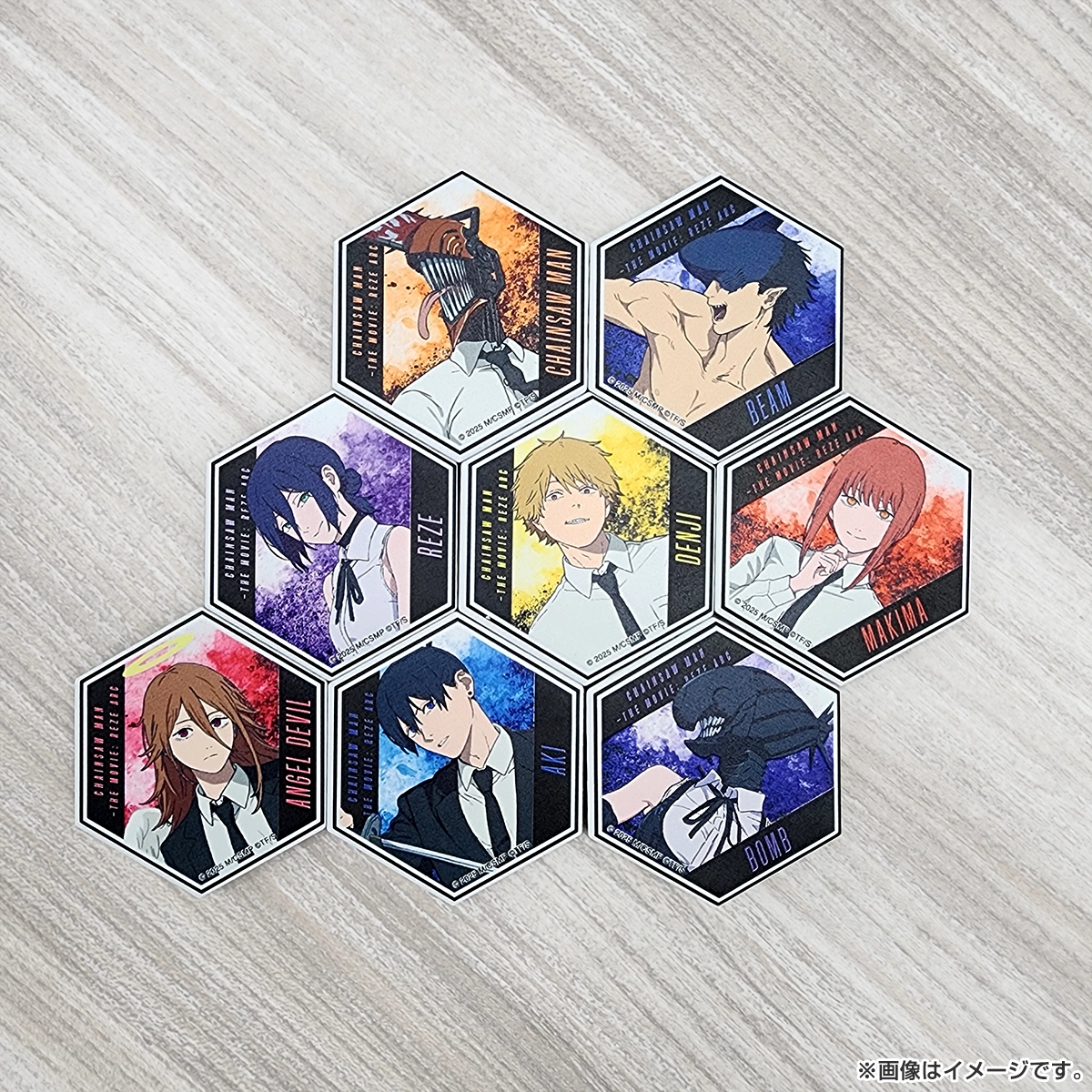 劇場版『チェンソーマン レゼ篇』 六角タイルマグネット