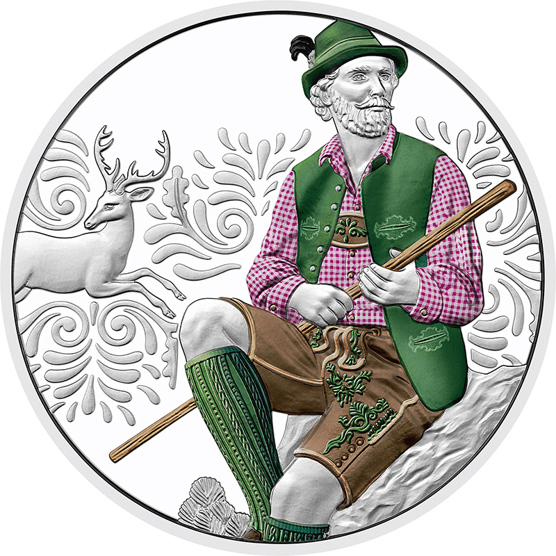 オーストリア 2025年 民族衣装の伝統と流行シリーズ レーダーホーゼン