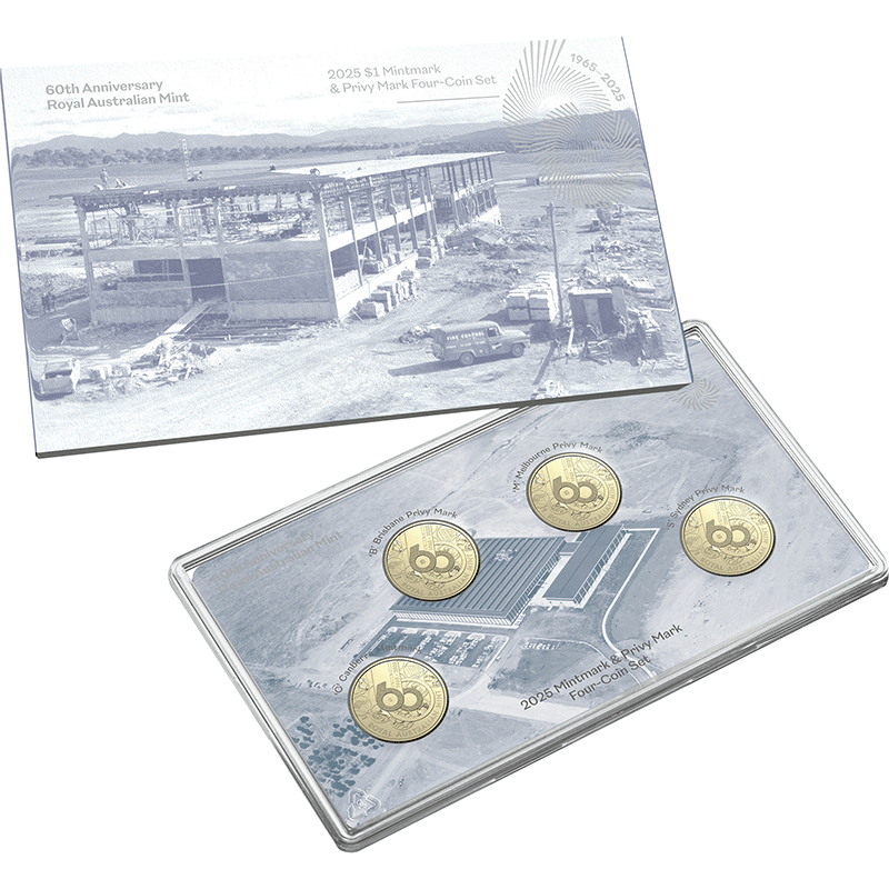 オーストラリア 2025年 王立オーストラリア造幣局創立60周年 1ドル