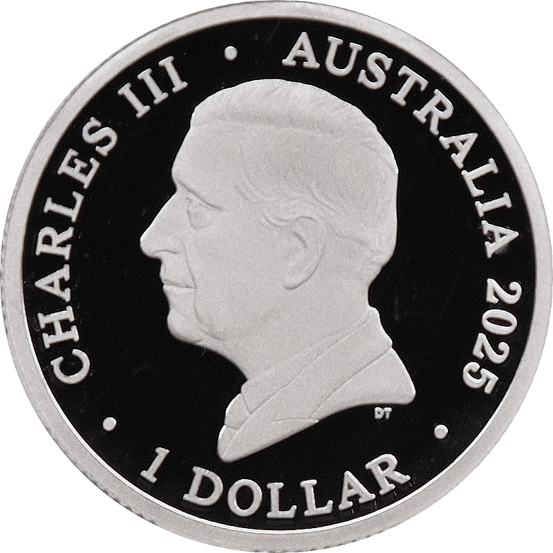 オーストラリア 2025年 王立オーストラリア造幣局創立60周年 1ドル銀貨